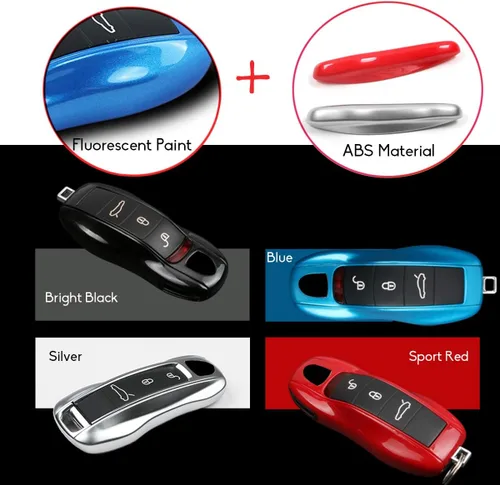 Vista 15 de Jaronx Funda compatible con llavero Porsche para Cayenne Panamera Macan 911