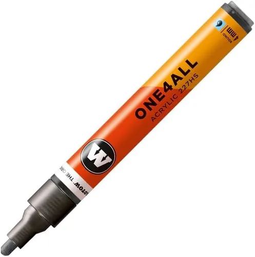 Vista 5 de Molotow ONE4ALL - Marcador de pintura acrílica, 0.059 in, negro metálico, 1 cada uno (127.501)