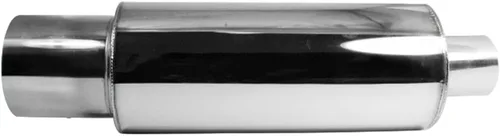 Vista 6 de Spec-D Tuning MF-RS310 Silenciador de estilo Hi Flow de acero titanio Universal de 4 pulgadas, punta Jdm N1