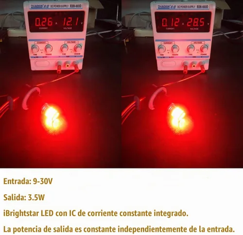 Vista 4 de iBrightstar Luces de freno intermitentes estroboscópicas intermitentes de 9-30 V 3157 3057 3156 3056 bombillas LED de repuesto para luces de freno