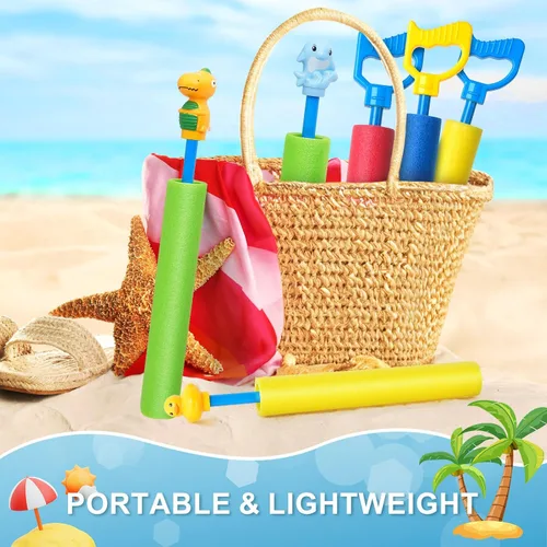 Vista 5 de Pistolas de agua, pistola de chorros de agua de 40 pies de alcance para piscina, playa, fiesta de verano, juguetes de agua al aire libre para niños