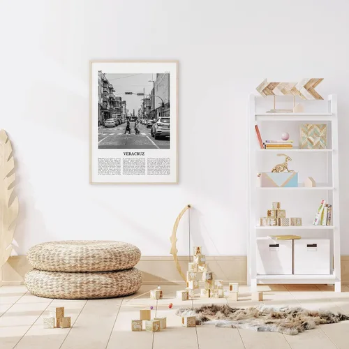 Vista 4 de Impresión Veracruz en blanco y negro, arte de pared de Veracruz, póster de Veracruz, foto de Veracruz, decoración de pared de Veracruz, Puerto