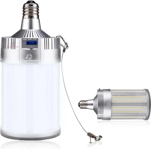 Vista 31 de RuggedGrade Bombilla LED de 12 W, base estándar E26, 1,400 lúmenes, 3000 K, 2700 K, repuesto para haluro metálico, HID o CFL, alta eficiencia, 130