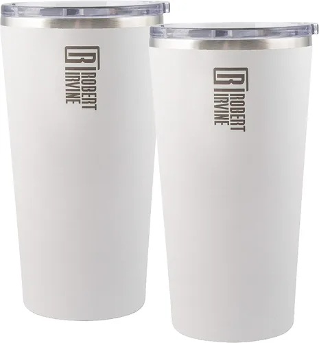 Vista 20 de Robert Irvine - Vaso térmico para vino negro de 12 onzas, juego de 2