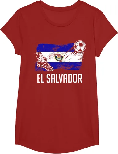 Vista 74 de Camiseta salvadoreña con bandera de fútbol salvadoreño