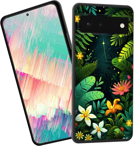 Vista 41 de Funda delgada para Google Pixel 4 XL, funda delgada de silicona de TPU suave a prueba de golpes para Google Pixel 4 XL, gato negro luna estrellada