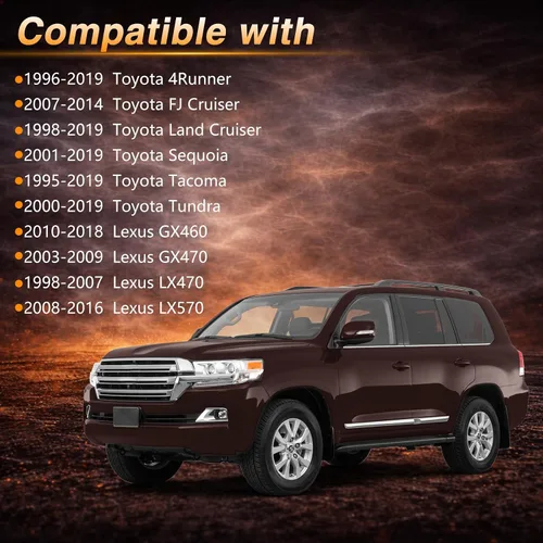 Vista 5 de Sello delantero del portador diferencial, sello de aceite del eje de transmisión delantero compatible con Toyota 4Runner Tacoma Sequoia Tundra Lexus