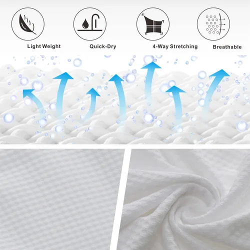 Vista 4 de bpbtti Ropa interior sin mangas de alta absorción para hombre, ropa interior de secado rápido, chaleco ligero deportivo sin mangas