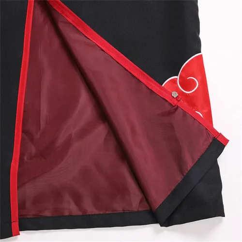 Vista 5 de Utaomld Unisex Anime Robe Ninja Cloak Costume Adult Teens Women Man Halloween Costumes Party Props Roleplay Cloaks Black