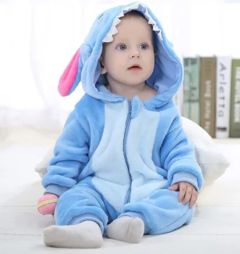 Vista 4 de Conjunto para el hogar, disfraz unisex para bebés de animales y caricaturas animadas