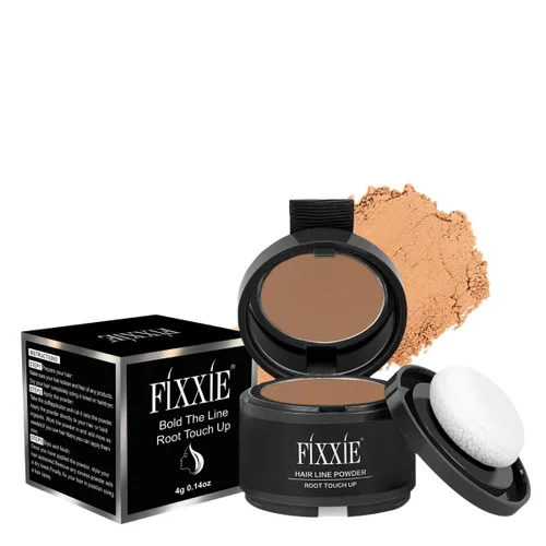Vista 13 de Polvo de línea capilar para retoque de raíz negra, corrector de pérdida de cabello instantánea para cabello delgado, resistente al viento y al