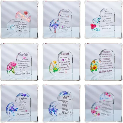 Vista 7 de Regalos cristianos para mujeres, hermanas, inspirador, positivo, apoyo emocional, decoración de escritorio, cruz para amigos, su hogar, letreros