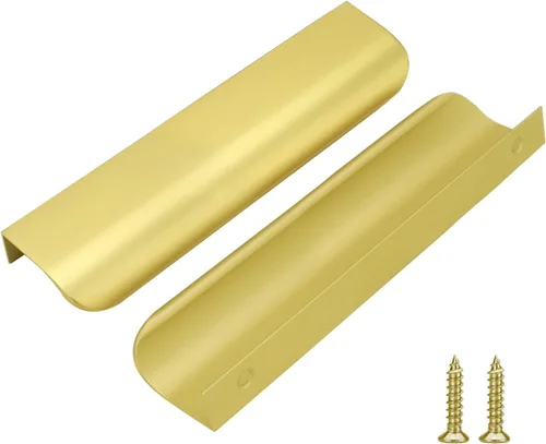 Vista 32 de Goldenwarm Paquete de 6 manijas de gabinete de cocina de 3 pulgadas, tiradores negros para armarios, tiradores de borde, accesorios de cocina negros