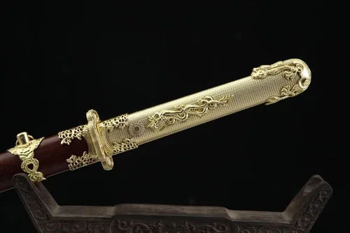 Vista 3 de 31 pulgadas Tang Dynasty Saber chino Kungfu Dao Espada Katana Mango