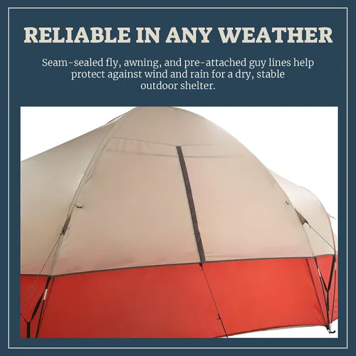 Vista 4 de Wenzel Modified Dome Camping Tent for Car Camping, Traveling, Festivals, and More