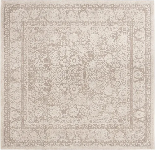 Vista 10 de SAFAVIEH Reflection Collection - Alfombra decorativa, 2 pies 3 pulgadas x 3 pies, color beige y crema, no desprende pelusa y es fácil de limpiar