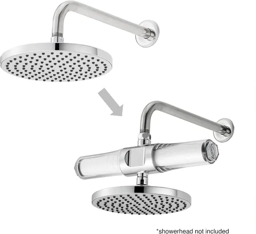 Vista 2 de Sonaki VitaPure - Filtro de ducha universal dual en línea - 400SPX - Filtración de sedimentos y fibra de carbono activado - Para sedimentos, óxido