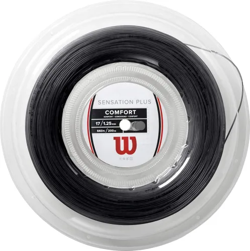 Vista 13 de Wilson Sensation - Juego de cuerda para raqueta de tenis y carrete de 200 m