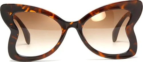 Vista 12 de Chicid Lentes de sol de gran tamaño para mujer, diseño de mariposa de moda, con marco grande, protección UV400
