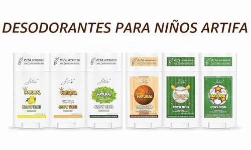 Vista 5 de Desodorante natural, sin aluminio para mujeres y hombres con probióticos, aceite de coco, manteca de karité 2.65 oz (75 g)