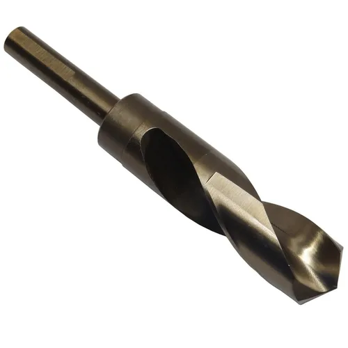 Vista 8 de Drill America Juego de 8 brocas de mango reducido de cobalto m42 en caja de metal (9/16" - 1" x 16ths), serie D/ACO