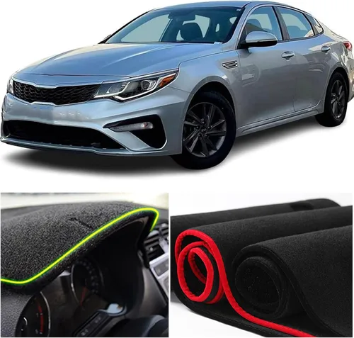 Vista 4 de Funda de Protección para Salpicadero Interior Compatible con Kia Optima Sedan LX EX S SX Turbo SXL Turbo LX Turbo 2016-2020 Protector contra Rayos