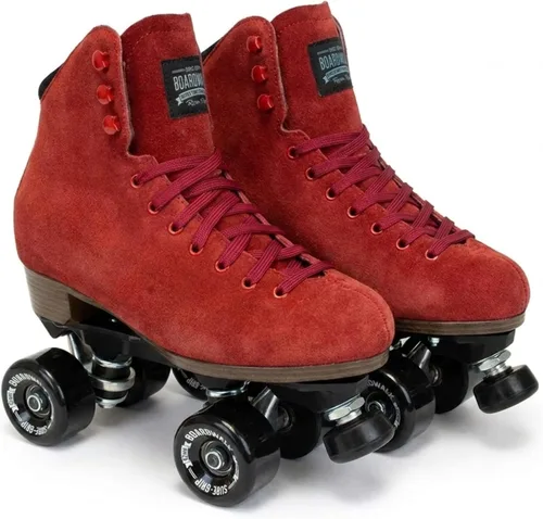 Vista 19 de Sure-Grip Boardwalk - Patines de ruedas unisex para exteriores con botas de cuero retro y ruedas 82A