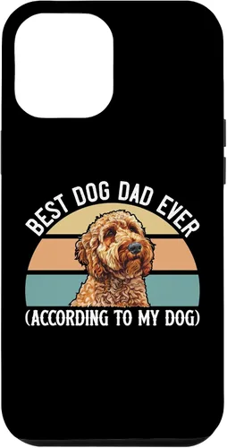 Vista 25 de Best Dog Dad Ever According to My Goldendoodle Funny Doodle Case for iPhone 17