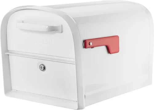 Vista 16 de Architectural Mailboxes 6300B-10 Oasis 360 Buzón de paquete con bloqueo, extragrande, negro, 6300B-10 Galvanized steel build with a secure steel
