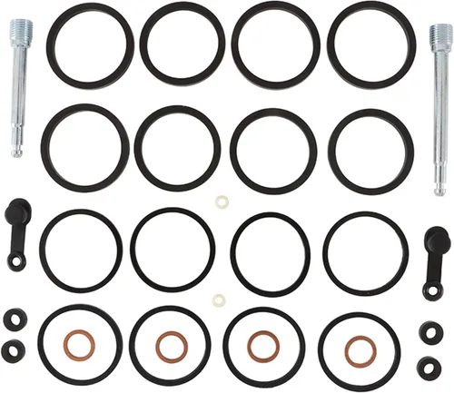 Vista 2 de All Balls Racing 18-3150 Kit de reconstrucción de pinza delantera compatible con/repuesto para Kawasaki Z 1000 (ZR 1000A) 2003-2006, ZX 9R Ninja
