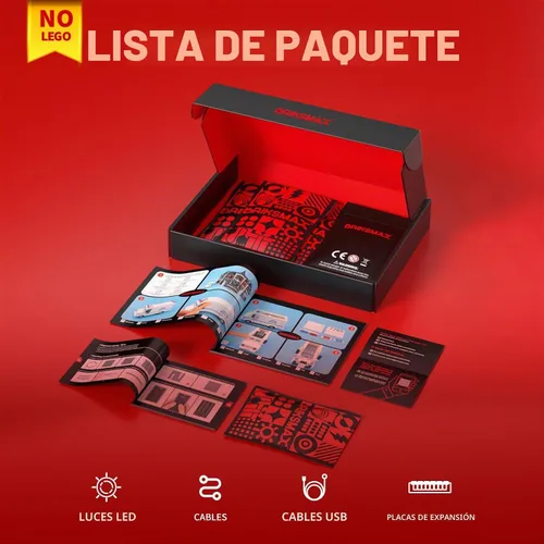 Vista 6 de BRIKSMAX Kit de iluminación LED para el Castillo de Hogwarts de Harry Potter - Compatible con el modelo de bloques de construcción Lego 71043 - No