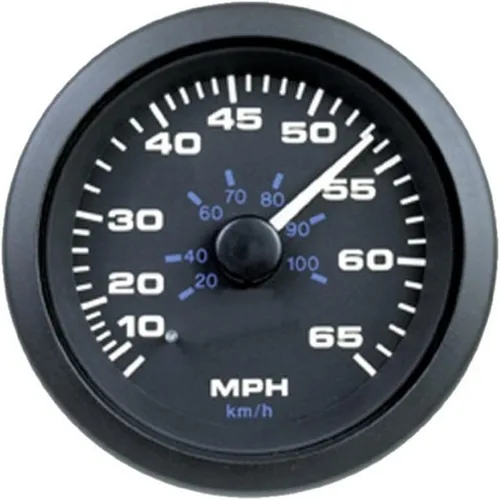 Vista 3 de Kit de Velocímetro Negro Premier Pro de 3 pulgadas y 80 MPH para Sierra 62723P, 8K, 3