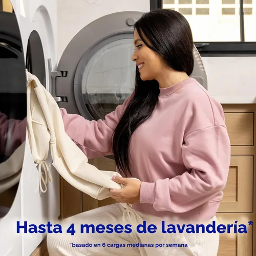 Vista 4 de Snuggle Líquido suavizante de tela, ultra concentrado, 80 onzas, 200 cargas medias, acondicionador de tela Blue Sparkle de larga duración, suaviza