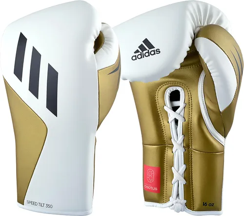 Vista 3 de adidas Tilt 350 Pro con cierre de encaje - con nueva tecnología Tilt - para hombres, mujeres, unisex - Boxeo de cuero vegano sostenible. Guantes