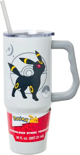 Vista 7 de Silver Buffalo Pokemon Cafe Art Mimikyu Stainless Steel Tumbler, 30oz