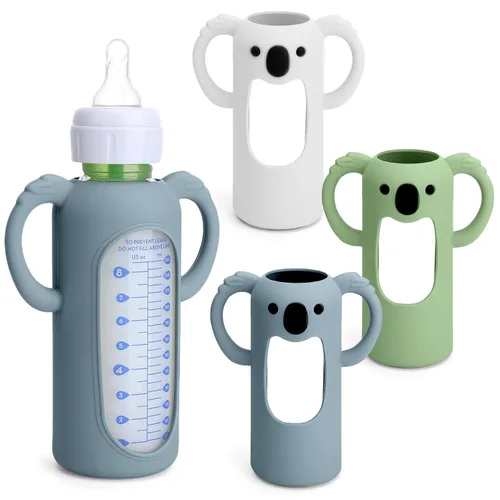 Vista 11 de Paquete de 3 fundas de silicona para botellas de vidrio Dr. Brown's de 4