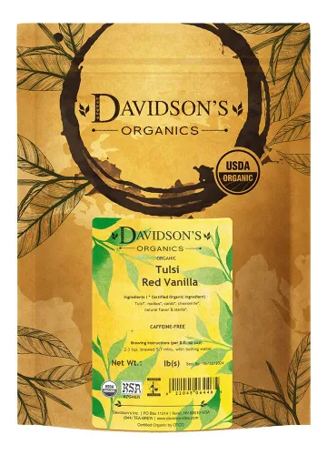 Vista 4 de Davidson's Organics, Baobab en polvo, té de hojas sueltas, bolsa de 16 onzas