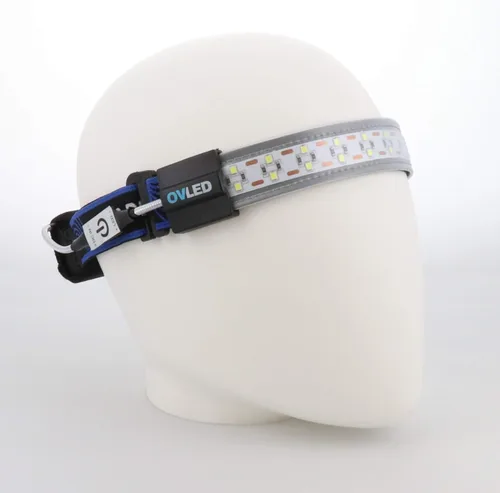 Vista 3 de OPTIMAL VENTURES Linterna Frontal LED Liteband Súper Ligera Flexible de 300 Lúmenes, Lámpara de Cabeza Brillante, Linternas Frontales con Pilas AAA