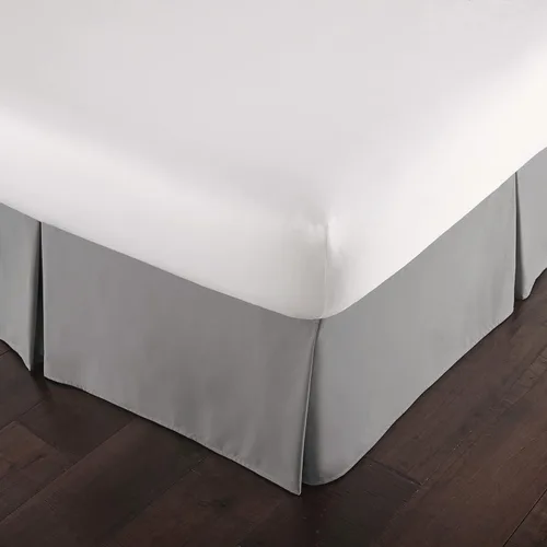 Vista 20 de Southshore Fine Linens VILANO Springs faldón para cama plisada, 15 pulgadas, Microfibra, Blanco brillante, gemelo