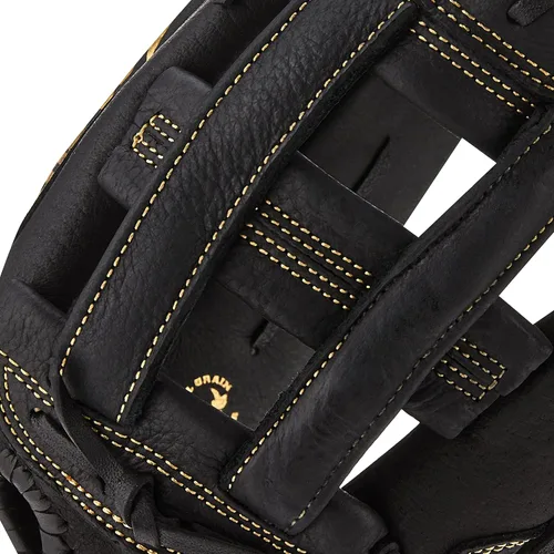 Vista 5 de Mizuno Premier Slowpitch Softball Glove Series I Full Grain Leather I Buttersoft Palm Liner I Parashock Palm Pad I PowerLock I Game-Ready H Web