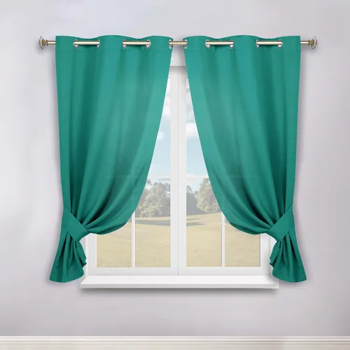 Vista 120 de Superior Blackout Curtains, Room Darkening, Bedroom, Drapes, Kitchen, Living Room Window Accents, Sun Blocking, Thermal, 2 Pack, Solid Blackout