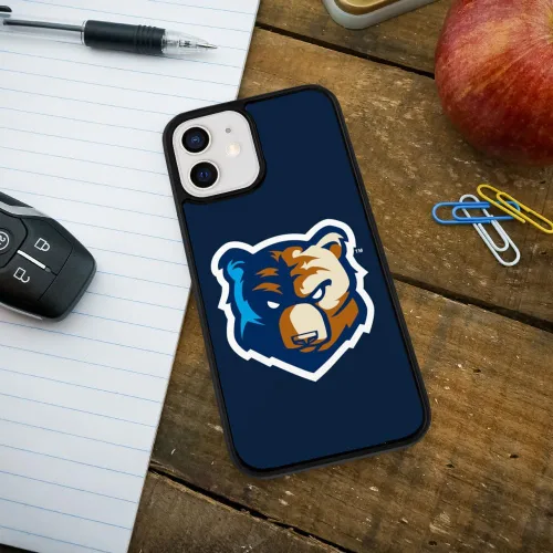 Vista 4 de Bob Jones University Primary Logo Protector Slim Fit Hybrid Rubber Bumper Case Compatible con Apple iPhone 12 Pro y 12