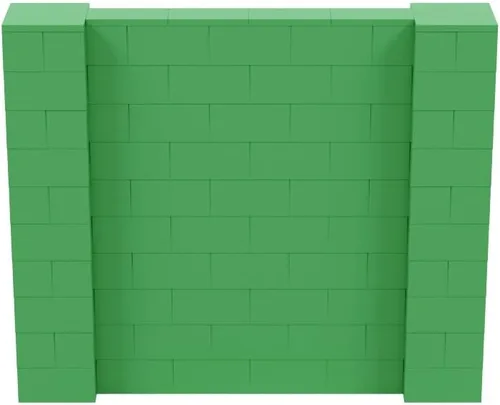 Vista 78 de EverBlock Kit de pared de 5 x 4 pies Bloques de construcción modulares Sistema de pared para edificios, pantallas y estructuras Divisor