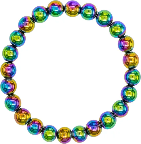 Vista 657 de Amazing Gemstone Crystal Bracelet for Women Men's Gifts - Protection Healing Crystal Bracelet - 8mm Gemstone Beaded Stretchable Bracelet Pulseras