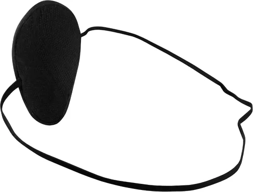 Vista 6 de Nicky Bigs Novelties Sombrero pirata de lujo para adultos con rastas, trenzas de pelo, aretes de parche en los ojos, sombrero pirata de tricornio