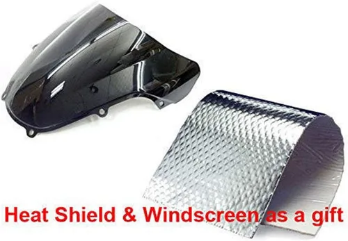 Vista 3 de Kit de carenados de plástico ABS negro mate para Honda CBR600 F4 1999-2000