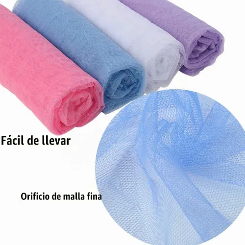 Vista 8 de Mosquitera de 4 esquinas para cama, cortinas de red de dosel de tamaño individual Ultra Fine Mosquitero Bug Protection Net for Bedroom Patio