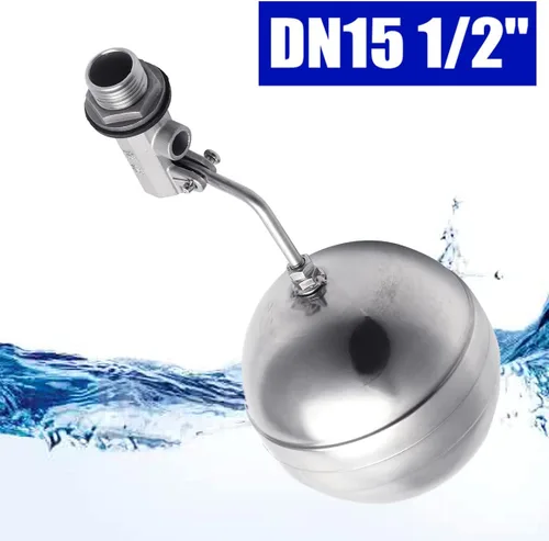 Vista 8 de DN15 el 1/2" nivel ajustable del agua de la válvula de bola flotante del acero inoxidable 90 grados