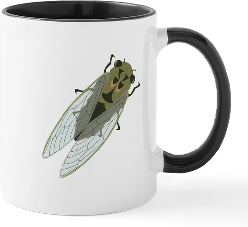 Vista 32 de CafePress Cicada Mugs - Taza de café de cerámica de 11 oz (11.0 fl oz)