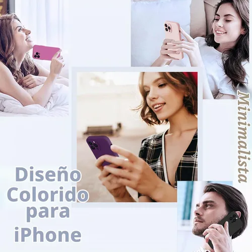 Vista 7 de BossKiss Funda compatible con iPhone 13 Pro, silicona de alta calidad mejorada [protección de cámara] [2 protectores de pantalla]